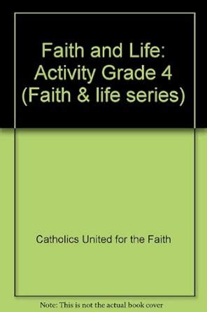Buy Activity (Grade 4) (Faith & life series) Book Online at Low Prices ...