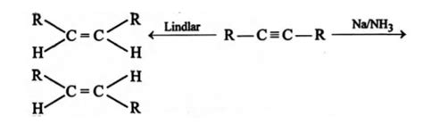 B xleftarrow textLindlar R-C≡ C-R xrightarrowNa/liq.NH3A. A and B are ...