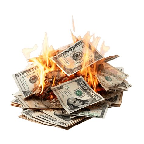 A Lot Of Money On Fire, A Lot Of, Money On Fire PNG Transparent Image ...