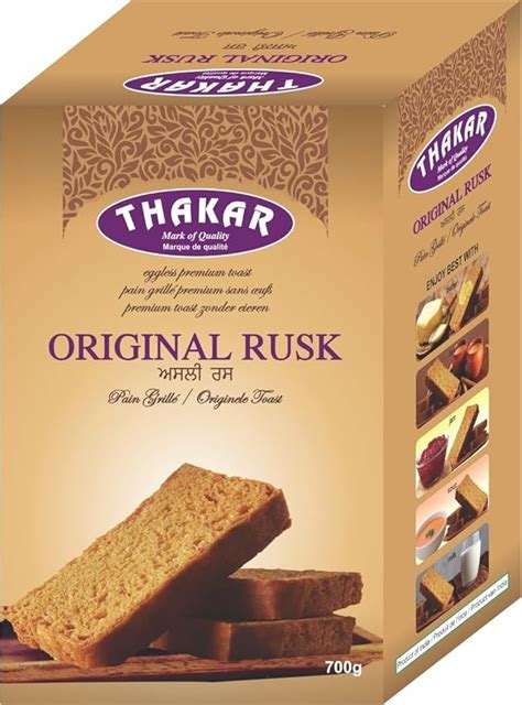 THAKAR Original.Rusk 700g | Tea Rusk toast biscuit.Rusk | Tostea ...