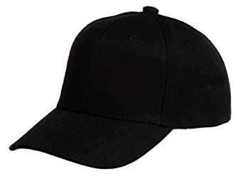Buy QML Plain Baseball Cap Blank Solid Color Velcro Adjustable ( 30 ...