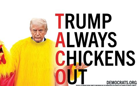 “TACO Trump” Is Terrible Messaging