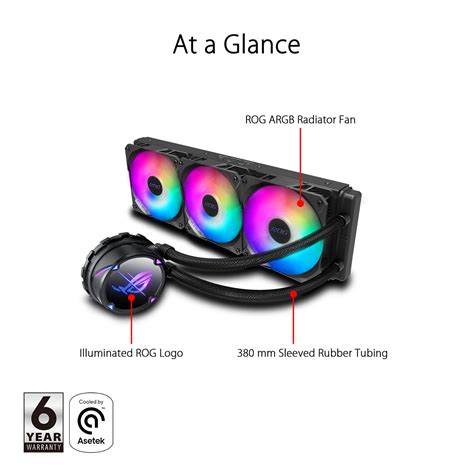 ASUS ROG STRIX LC II 360 RGB AIO 360mm Liquid Cooler - TPSTech – tpstech.in