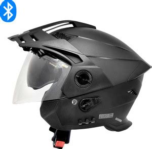 HEADFOX N2 AVA ISI Certified Smart Bluetooth Helmet | Calls | Music ...