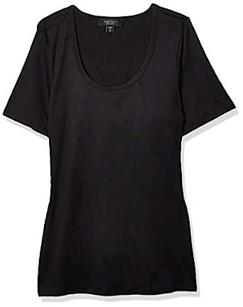 Buy Karen Kane Women's Super Soft Tee, Black, X-Large at Amazon.in