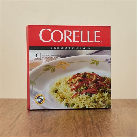 Buy Corelle Secret Garden Dinner Plate- Set of 6 from Corelle at just ...