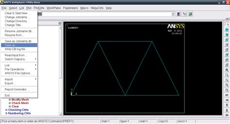 Mechanical APDL Tutorial 的图像结果