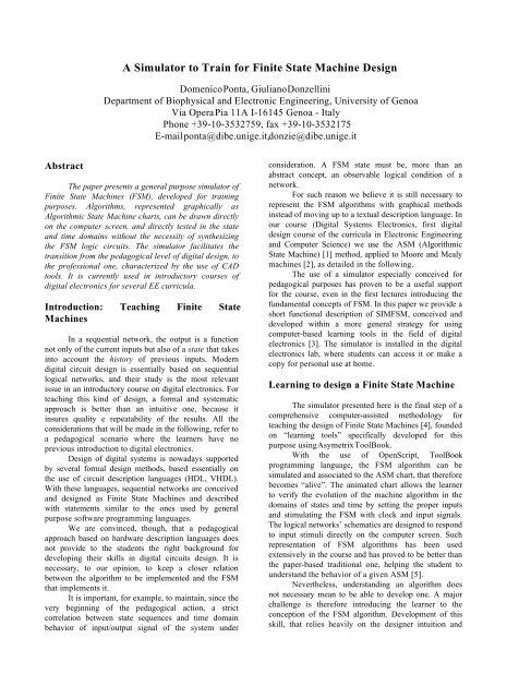 Finite State Machine Simulator 的图像结果