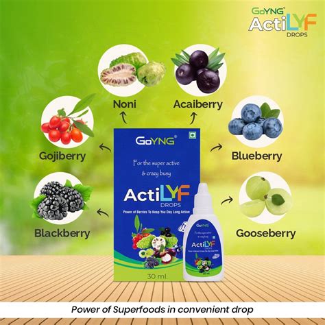 GoYNG ActiLYF Antioxidants AntiAging and Active Life Noni with Berries