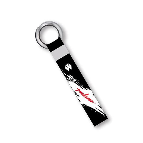 SIGNOOGLE 1 Pcs Bajaj Pulsar Racing Rider Theme Lanyard keychain Holder ...