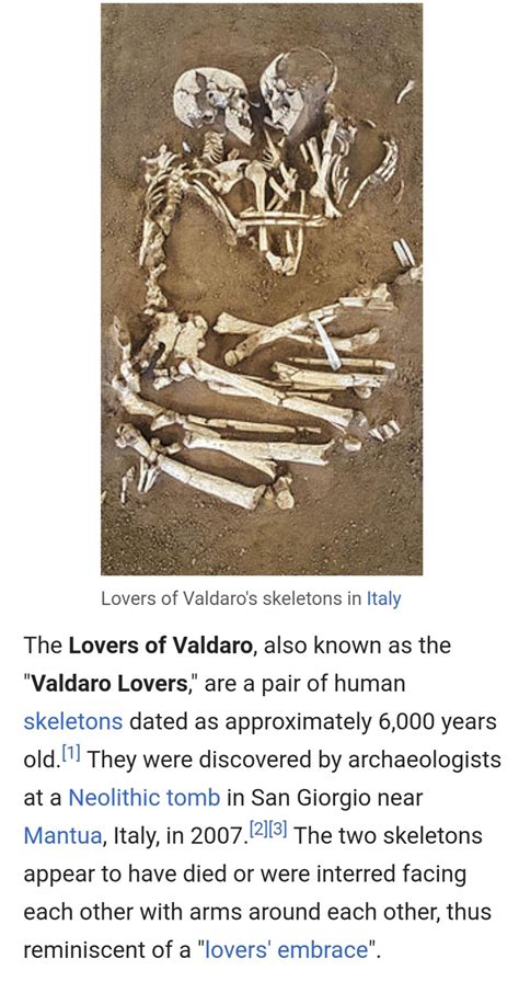 The Lovers of Valdaro skeletons. Source: Wikipedia : r/interestingasfuck