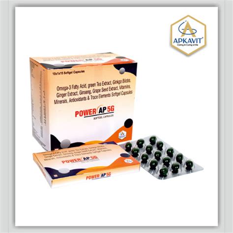 POWER-AP-5G Softgel Capsules Apkavit Lifesciences Pvt. Ltd.