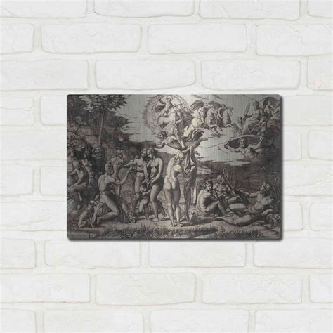 Buy Luxe Metal Art 'The Judgment of Paris' by Raphael and Raimondi ...