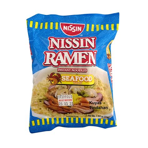 Nissin Ramen Instant Noodles Seafood Flavor 55g - Grocery from Kuya's ...