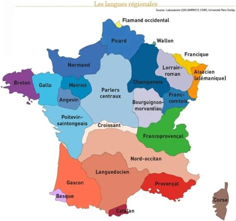 French Dialect Map 的图像结果