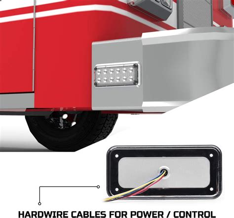 Buy Alpha-Z 7x3 Ambulance LED Surface Mount Emergency Strobe Lights and ...