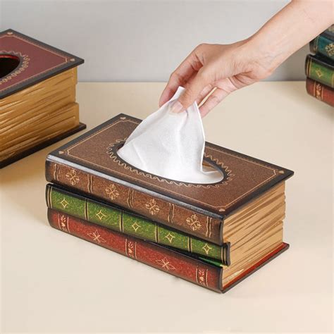 Stacked Books Tissue Box Online - Premium Tissue Box | Nestasia