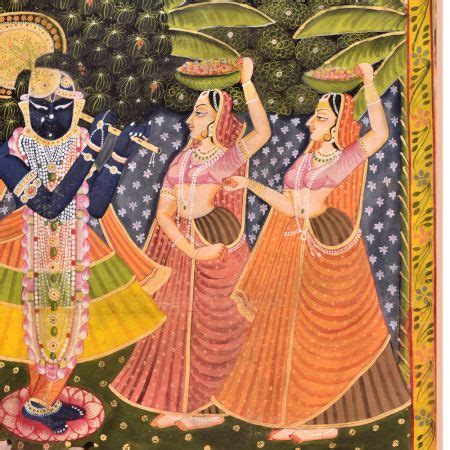 Vibrant Multi-Colour Lord Krishna Pichwai Painting