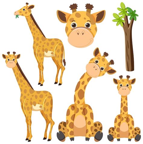 Animated giraffe Images - Free Download on Freepik