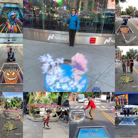 art for after hours: AR, 3D chalk Art, Murals, live/virtual