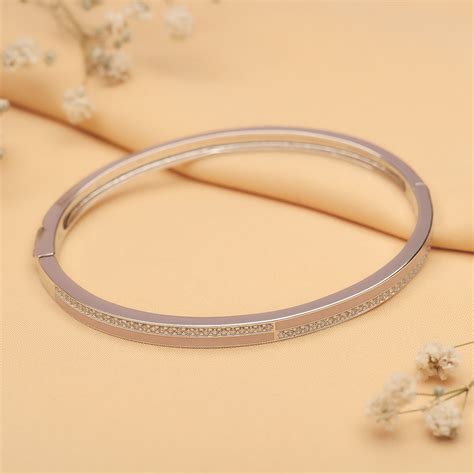 Silver Eternal Radiance Kada – Amishka Jewels