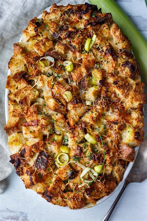 Thanksgiving Stuffing: Savory Bread Pudding Recipe by Ina Garten