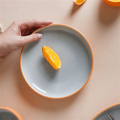 Zoella Snack Plate Grey