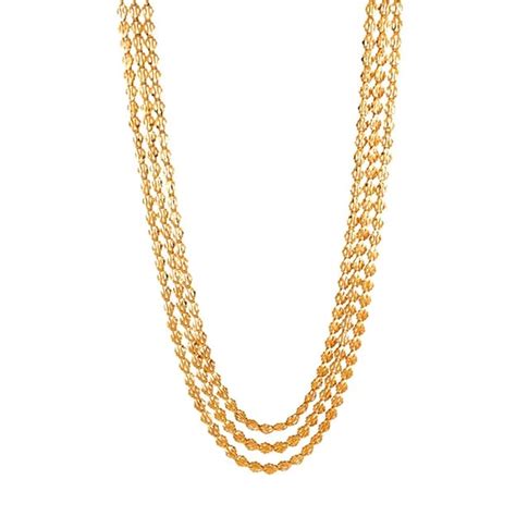 WHP Jewellers 22k Yellow Gold Necklace : Amazon.in: Fashion