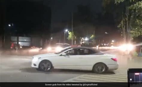 इंदौर की सड़कों पर महंगी कार से स्टंट कर रहा था युवक, पुलिस ने किया ...