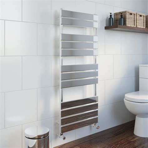 Buy DuraTherm Bathroom Heated Towel Rail Radiator Wall Mounted Flat ...