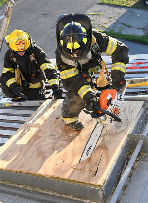 Volunteer firefighters hone skills at Fort Drum FES training facility ...