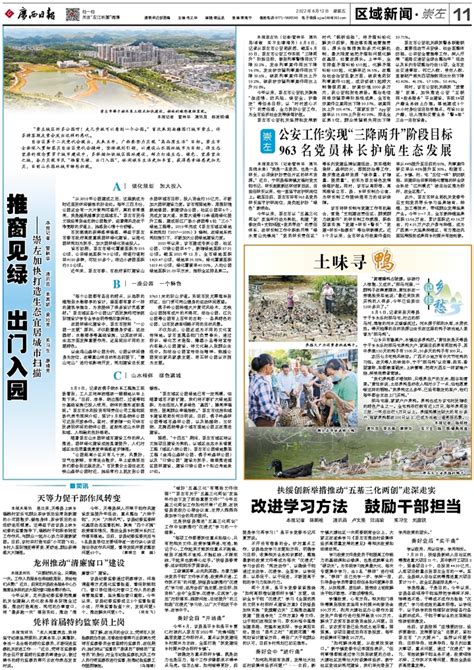 区域新闻·崇左版责任编辑--广西日报数字报刊