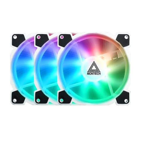 Montech Z3 PRO ARGB PWM | 120mm Cabinet Fan (3-Pack)
