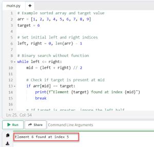 Image result for Binary Search String Array Python