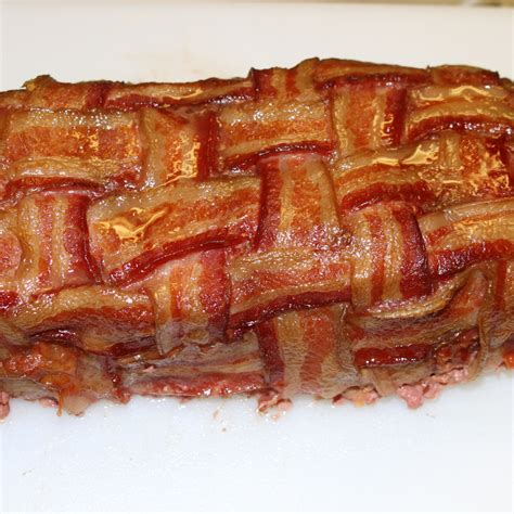 Smoked Bacon Wrappped Meat Loaf
