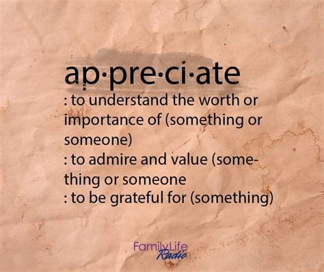 The Meaning of Appreciate #appreciate, #understand, #Worth, #importance ...