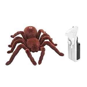 Buy CALANDIS® Remote Control Scary Creepy Soft Plush Spider Infrared RC ...