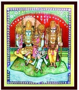 Lord Rama Sita and Lakshmana - 11 Canvas Art - Religious posters in ...