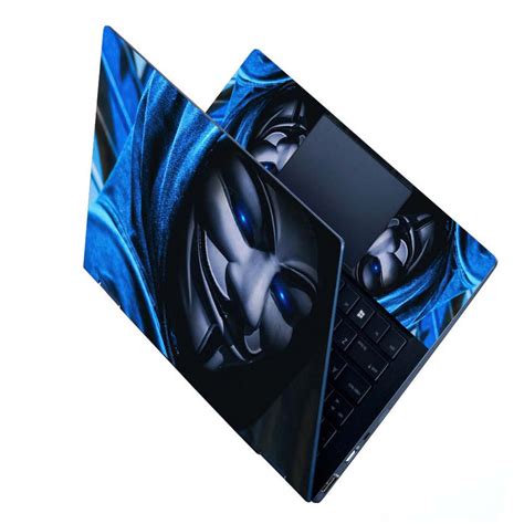 Full Panel Laptop Skin - Anonymous Guy Blue Hoodie – SkinsLegend