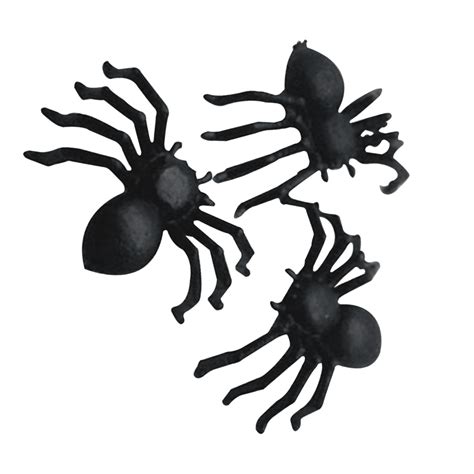 50pcs Horror Black Spider Haunted House Web Bar Party Decoration ...