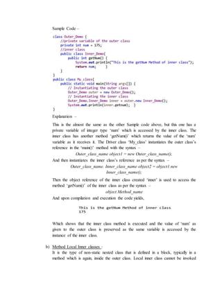 Nested Class Examples 的图像结果