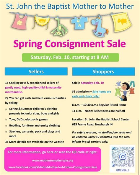 2024 Spring/Summer Consignment Sale, St. John the Baptist Catholic ...
