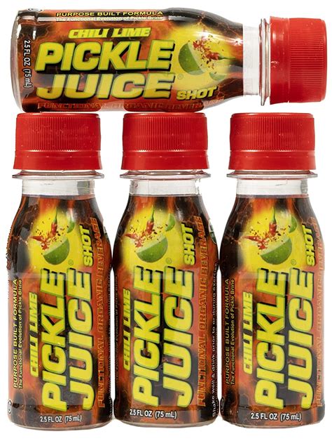 Pickle Juice Shot, 2.5 oz Bottle, Chili Lime, Organic, Extra Spicy ...