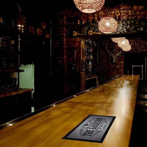 Buy Personalised Bar Runners The Garrison Home or Pub Bar Mats Mens ...