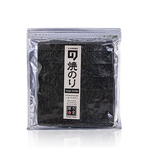 Yakinori PREMIUM, dried seaweed, Japan, 30 g, 10 pieces, bag | GOURMET ...