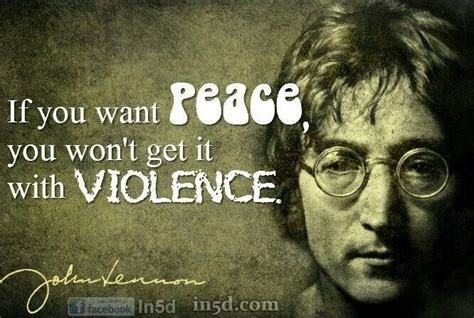 "IF YOU WANT PEACE...." - JOHN LENNON | John lennon quotes, Peace ...