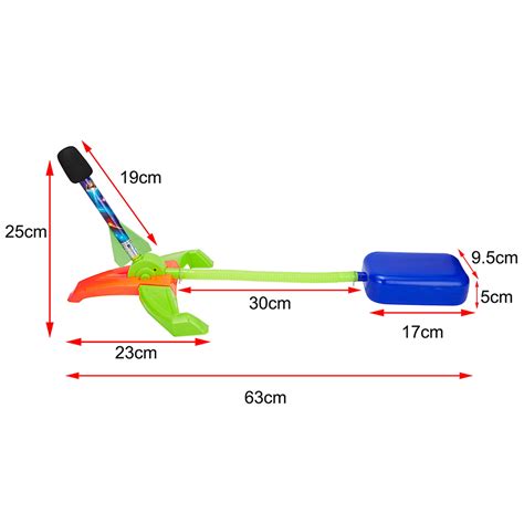 Buy Air Rocket Toy, Ultimate LED Rocket Launcher for Kids, Stomp and ...