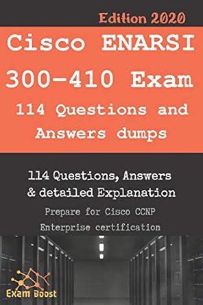 Buy Cisco ENARSI 300-410 Exam 114 Questions and Answers dumps: Actual ...
