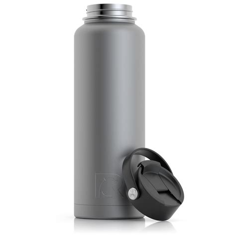RTIC Outdoors 40-fl oz Stainless Steel Insulated Water Bottle- Graphite ...