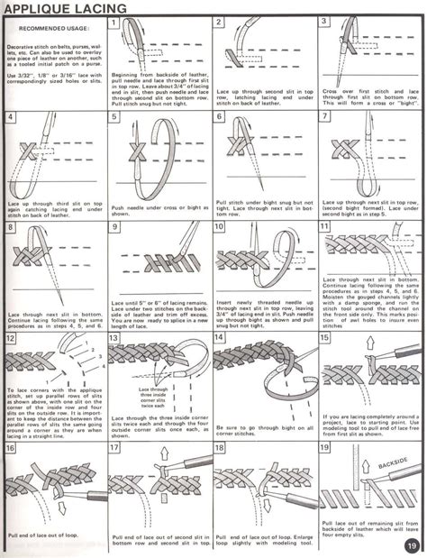 Leather Lacing Tutorial 的图像结果
